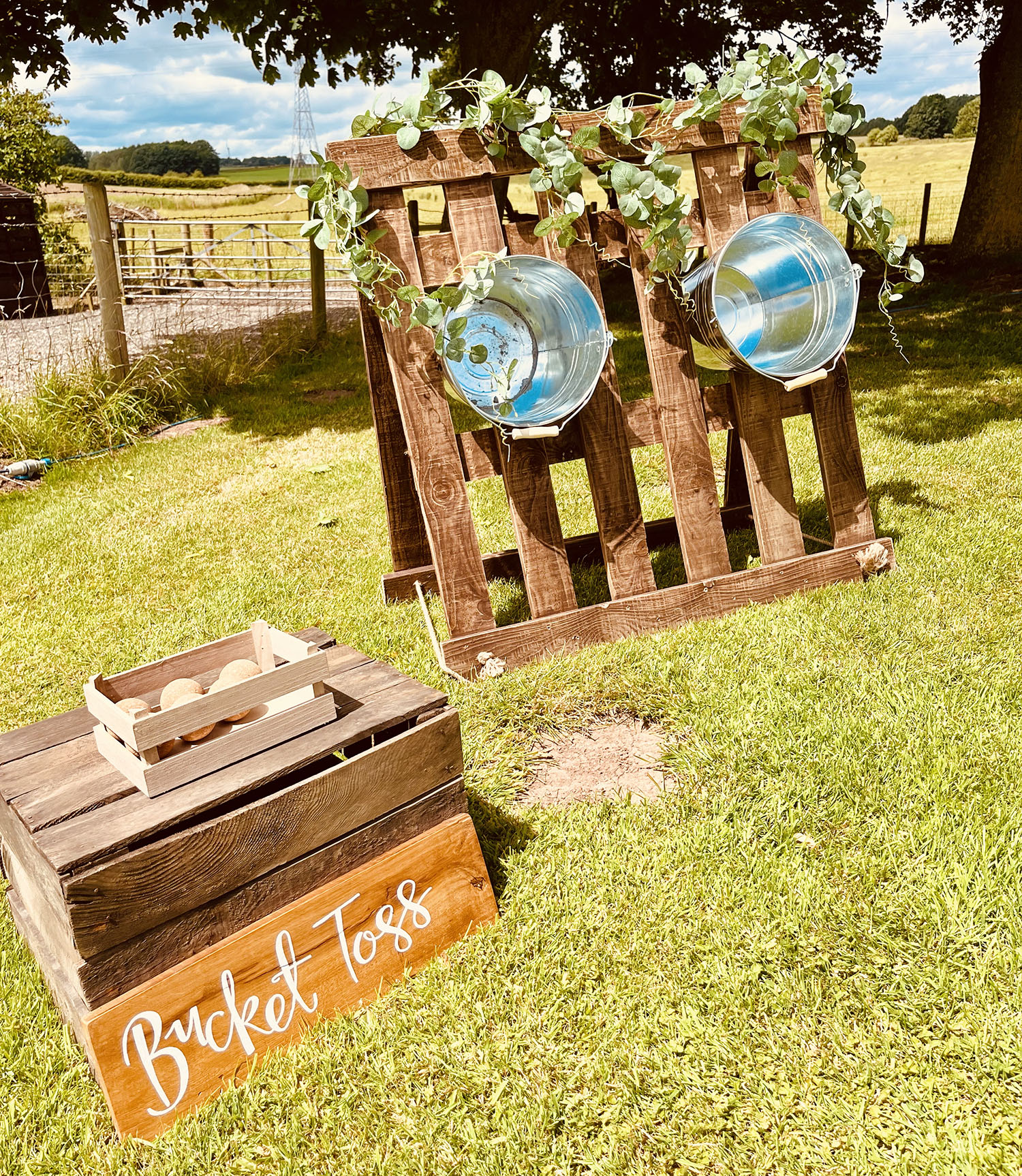 Bucket Toss Hire - Giant Garden Games