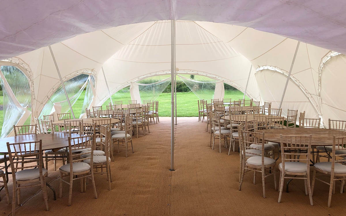 Capri marquee hire in Nottinghamshire