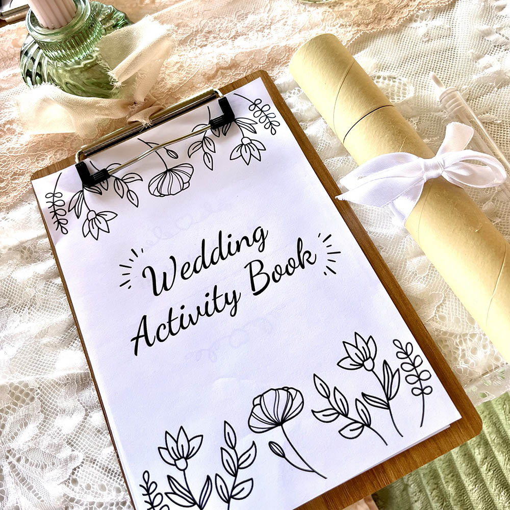Wedding Activity Book For Kids At Wedding Venue