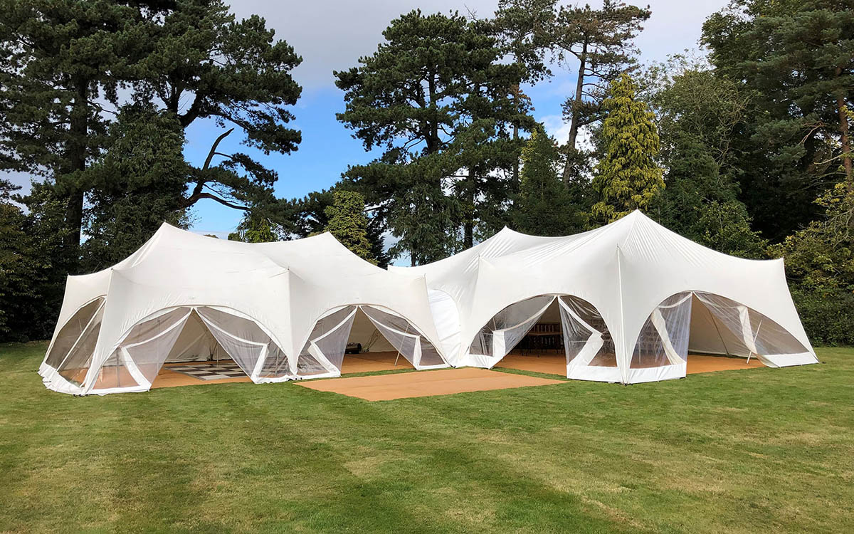 Linked marquee hire in Derbyshire