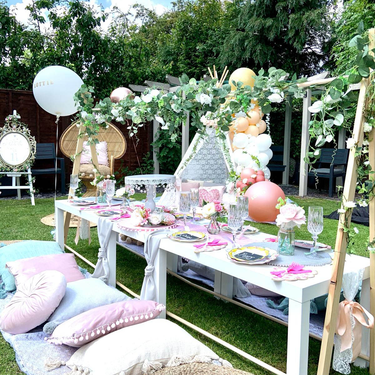 Kids' sleepover party and picnic party hire