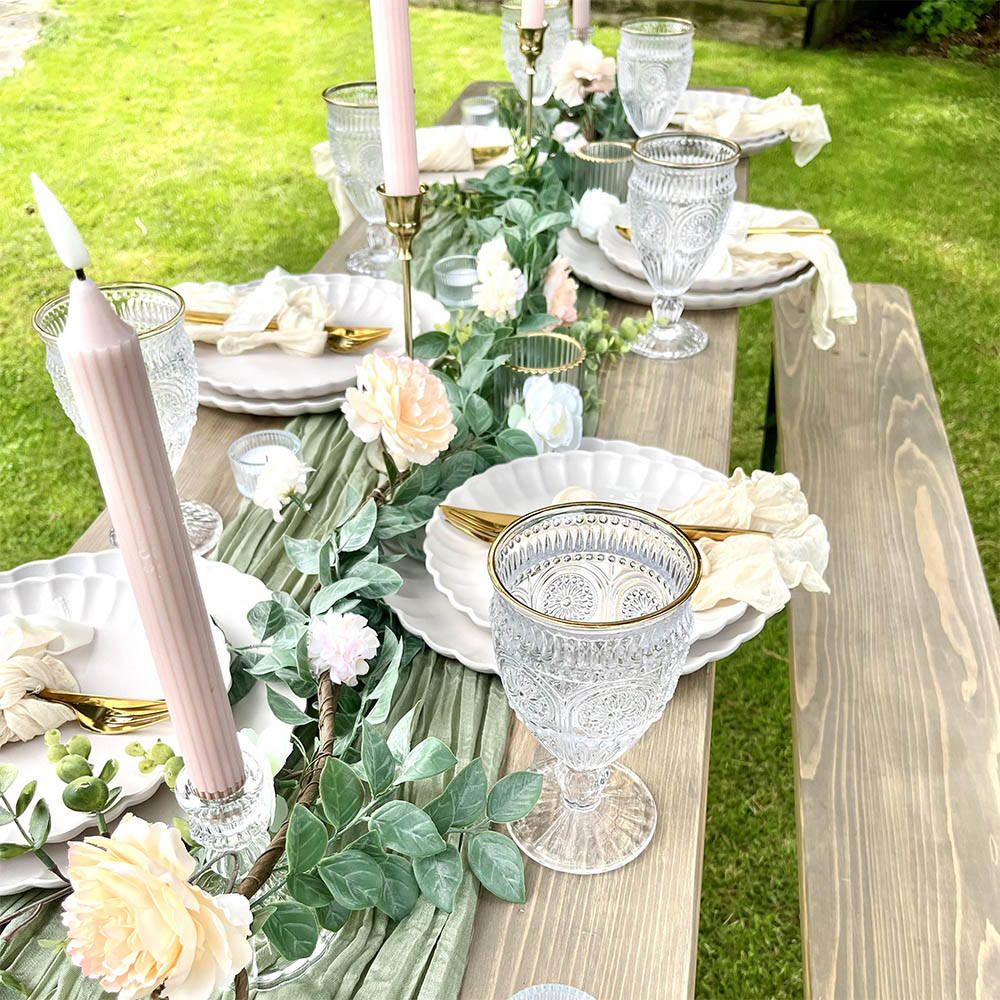 Luxe picnic for garden party