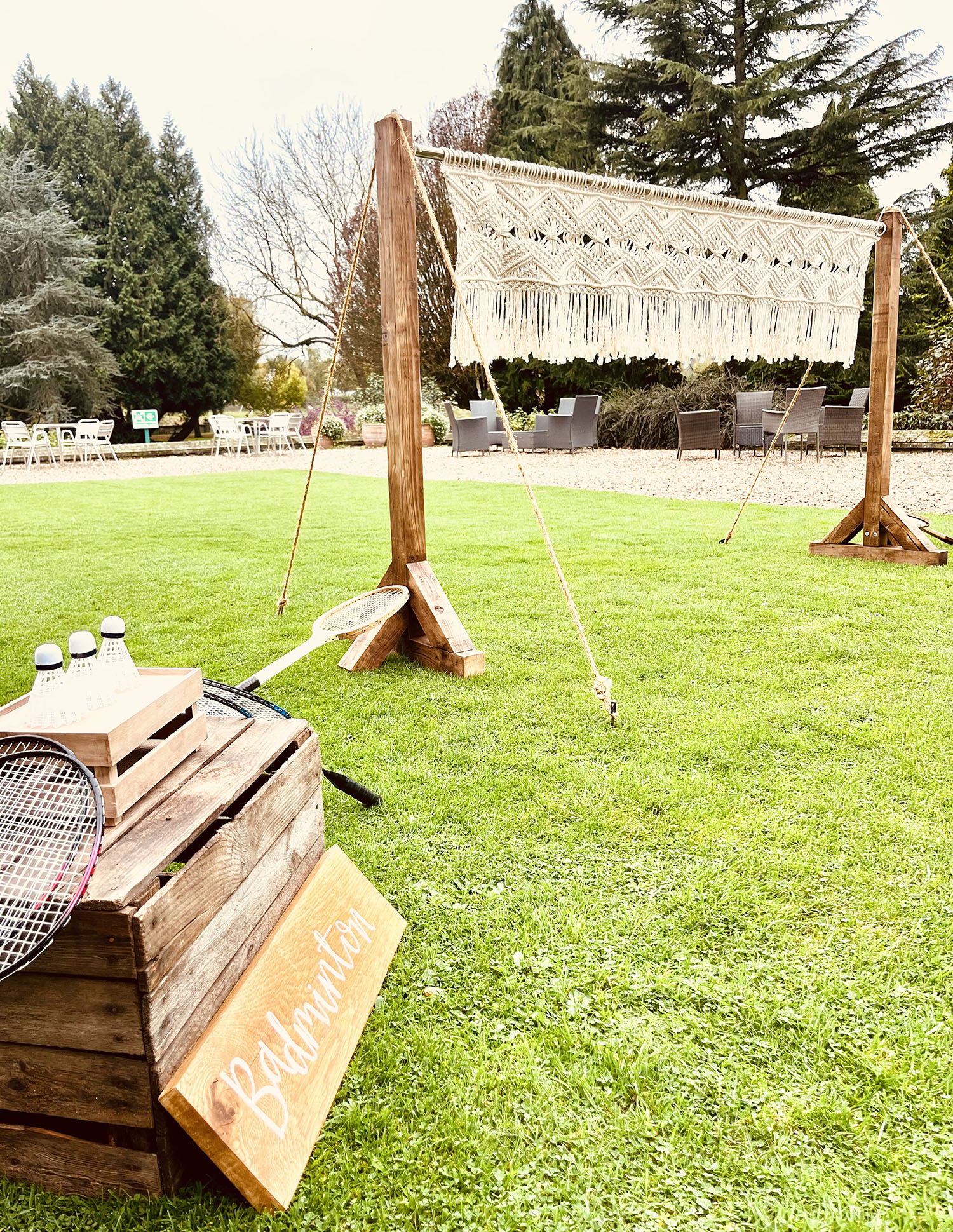 Vintage Badminton Hire - Giant Garden Games